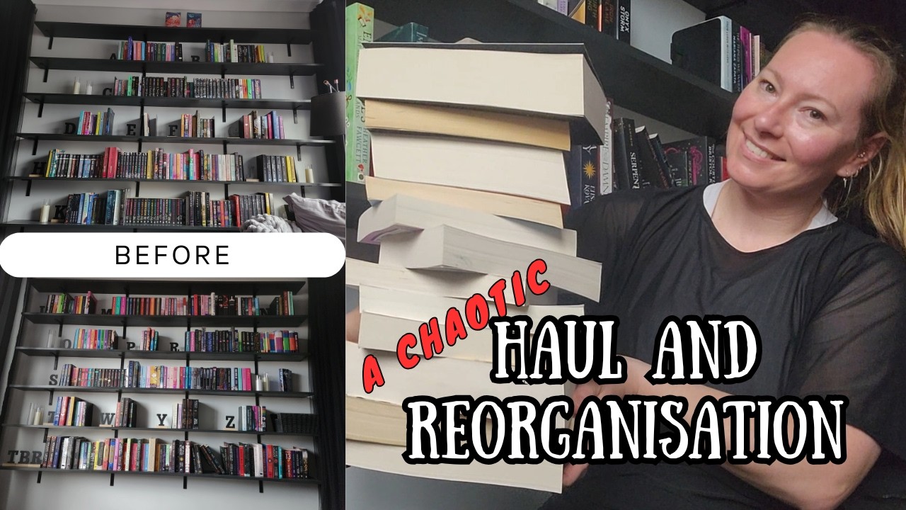 Thrifting books and re-doing my bookshelves