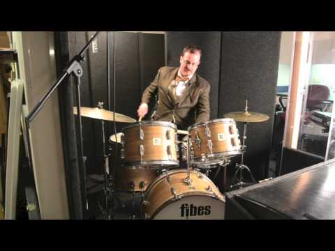 Steve Maxwell Vintage Drums - Fibes 22/12/13/16 Drum Set Plus 5.5 Acrylic Snare