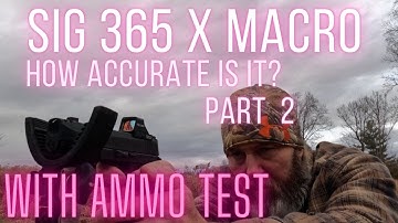 Sig X Macro - How Accurate Is It?  Part 2