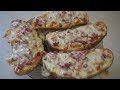 Рецепт мини - пиццы! Вкусно и быстро!(горячие бутерброд
