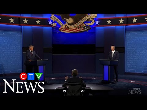 Donald Trump and Joe Biden face off in tumultuous debate