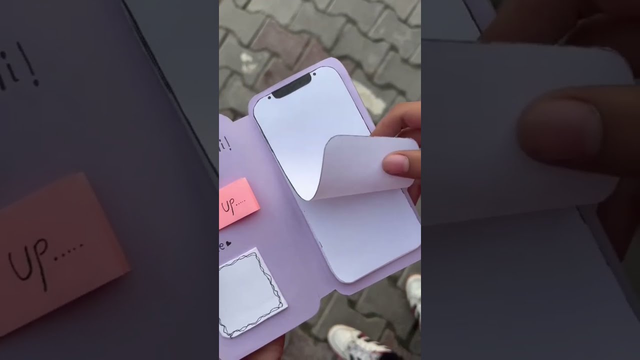Diy Paper Iphone How To Make Notebook Mini Diypapercraft Miniphone