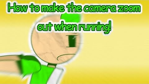 How To Make Camera Zooms When Run To Your Decompile! 📸🎥/ #video #decompile #baldisbasics