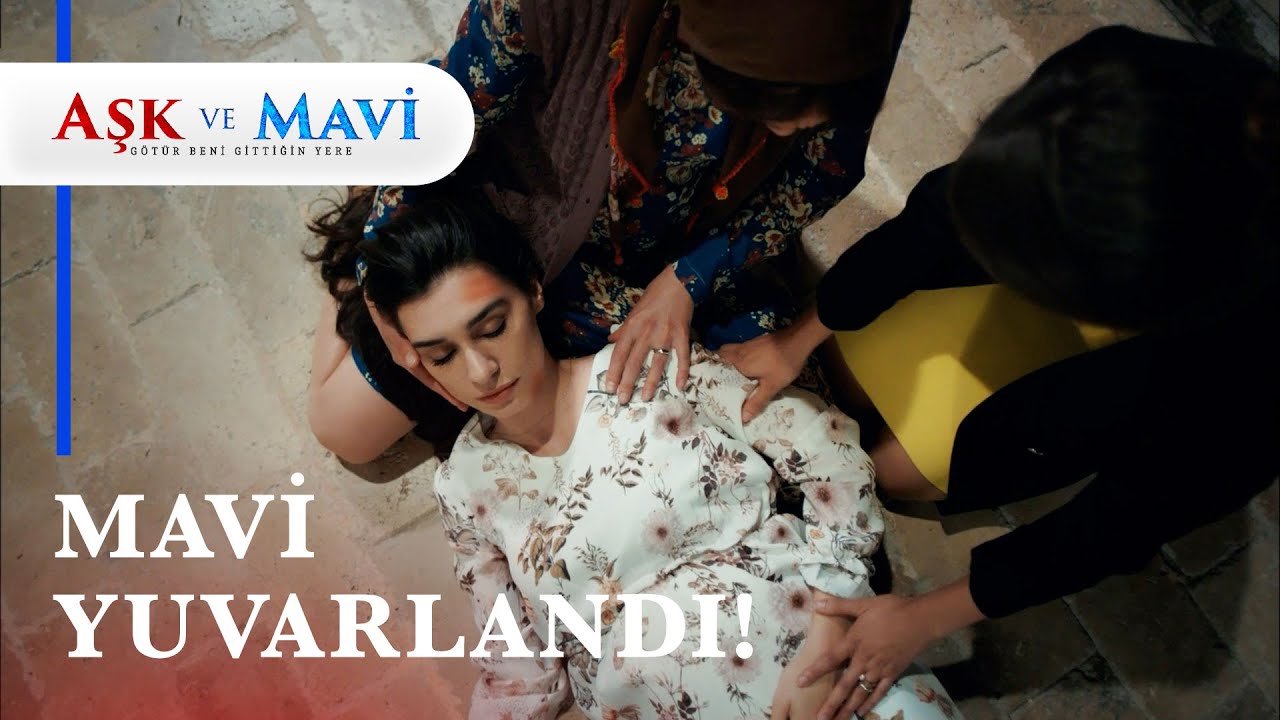 Mavi merdivenlerden yuvarlandı! - Aşk ve Mavi 32. Bölüm