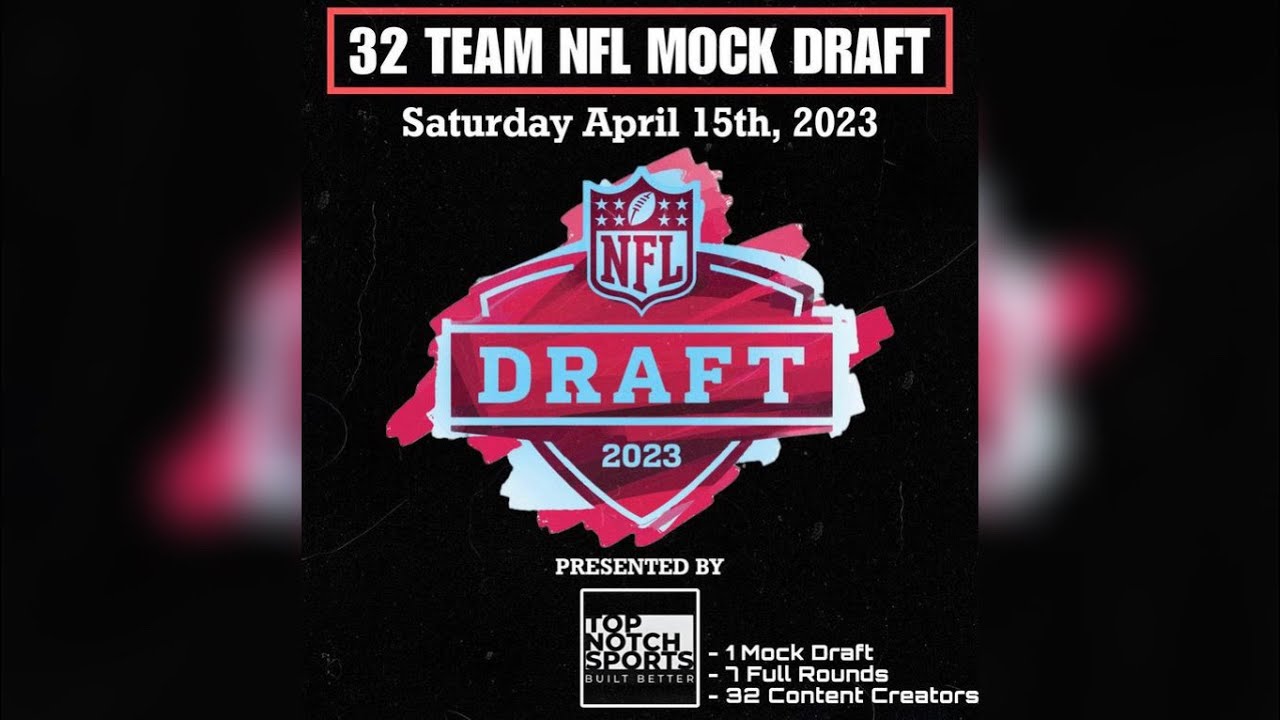 NFL 32 GM CONTENT CREATOR MOCK DRAFT YouTube