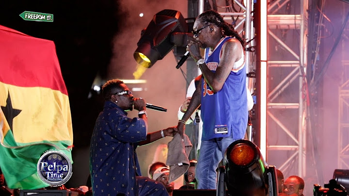 SHATTA WALE Neil down to VYBZ KARTEL. SKILLIBENG MASH UP THE PLACE AT FREEDOM STREET
