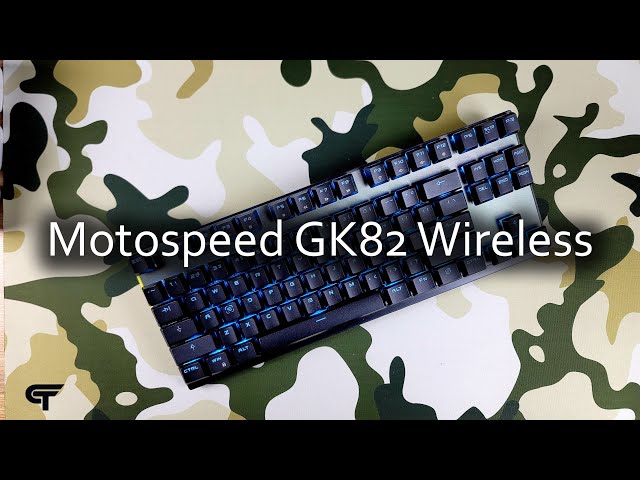Motospeed Clavier mécanique Gaming sans fil/filaire 2,4 GHz GK82