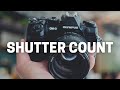 How to check shutter count on olympus cameras