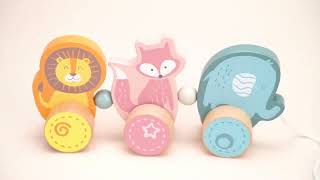 Деревяна Каталка Звірята Polarb