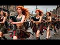 Army Of Bagpipes Scottish Womens March In Kilts Epic Celtic Music