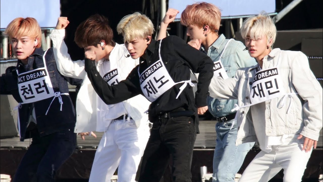 190831 NCT DREAM - STRONGER 리허설 직캠 @ 인천 스카이 페스티벌