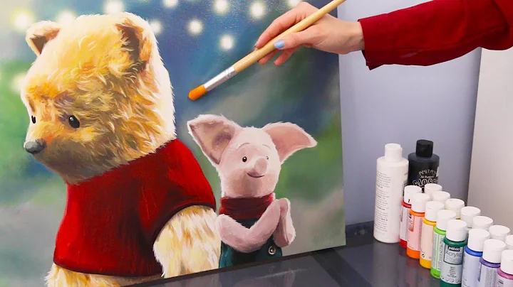 Painting Winnie the Pooh - Christopher Robin 2018