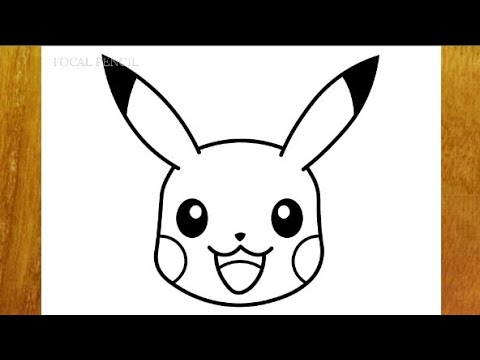 How to draw Pikachu step by step - Pokemon Go por Dibujos-Para