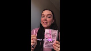 One V Salon Diy Lash Cluster Kit At Home Lashes Day To Night Wispy Light Volume Vegan
