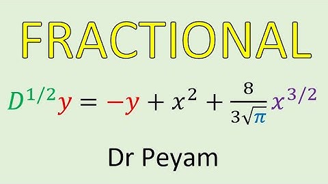 solving a fractional differential equation