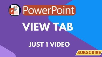 How to use View Tab in Power Point | All Option Explain of View Tab | view menue in ppt