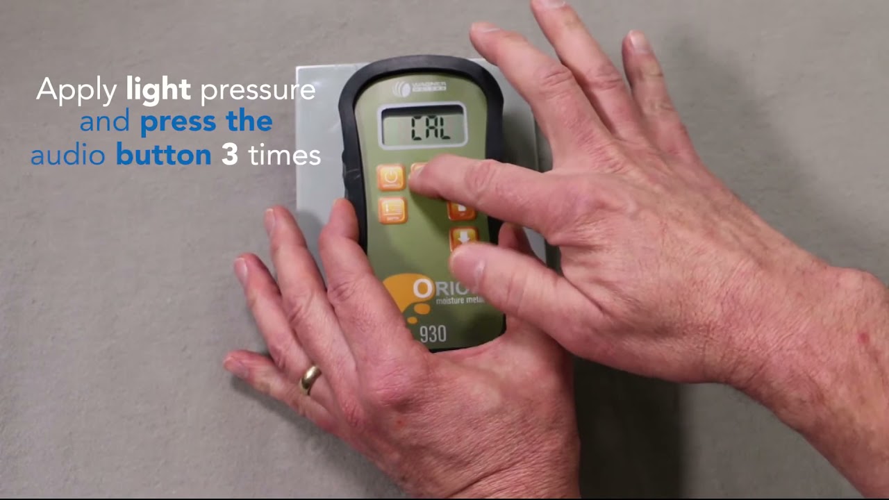 Wagner Meters- Orion Moisture Meter Calibration Procedure