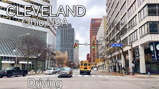 Driving in Downtown Cleveland , OH , USA | Travel in The USA @travelusa78