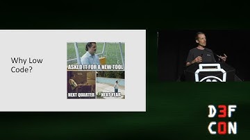 DEF CON 30 - Michael Bargury - Low Code High Risk - Enterprise Domination via Low Code Abuse