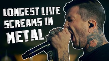 10 Longest Live Screams In Metal