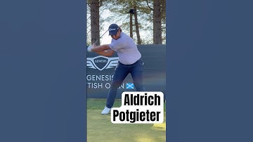 Aldrich Potgieter | Side View | Genesis Scottish Open 2025 | Original footage by @dtl.cam
