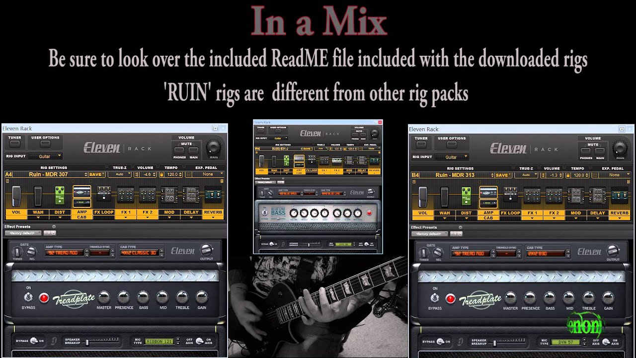 Ruin - Mesa Dual Rectifier Edition - Eleven Rack Custom Rigs - YouTube