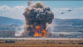CLASH BREAKS OUT! Iran and Qatar's latest advanced stealth fighter jets attack western Israel