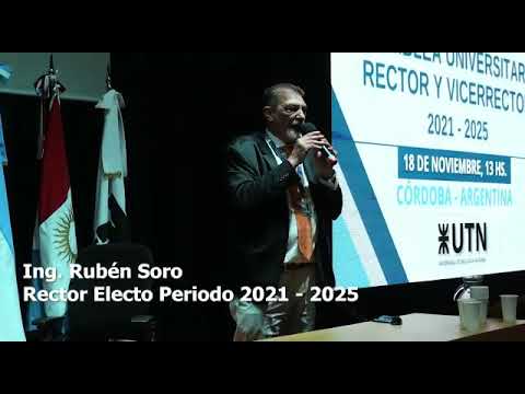 Asamblea Universitaria UTN - Rector y Vicerrector 2021-2025