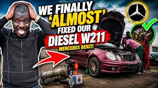 The most problematic Diesel W211 Finally Drives almost perfectly!!
