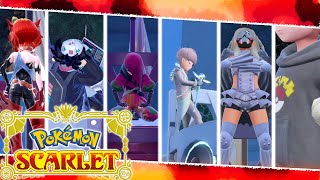 All Team Star Boss Battles | Pokemon Scarlet and Violet