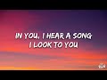 Whitney Houston - I Look to You (Lyrics)