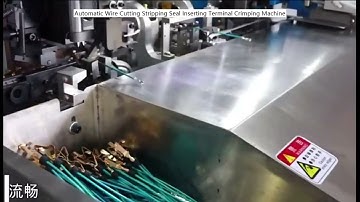 Automatic Wire Cutting Stripping Seal Inserting Terminal Crimping Machine