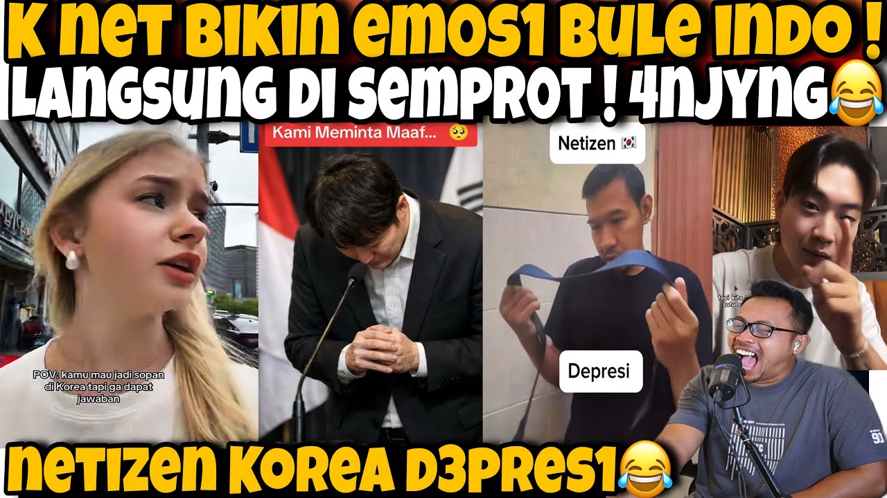 NET1ZEN KOREA DI S3MPROT BULE INDO😂 - KONDISI K NET MUL41 D3PRES1? MINTA MAAF BERJAMAAH🤣
