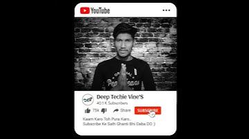 youtube Intro Video || techno Ruhez new intro video @Techno Ruhez