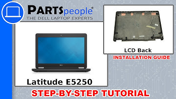Dell Latitude E5250 (P25S001) LCD Back How-To Video Tutorial