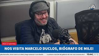 Marcelo Duclos, biógrafo de Milei: "No estoy de acuerdo con Márquez cuando se refiere a los gays"