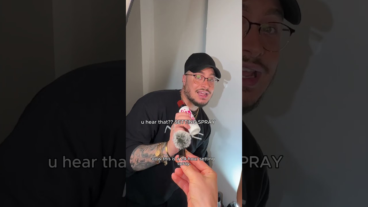 Mattifying + Setting with MAC Fix+