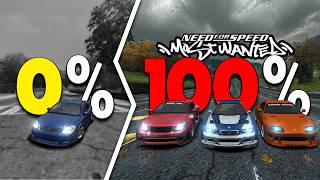 I Beat 100% of the Street Racing Career & Became the #1 MOST WANTED - NFS Most Wanted Black Edition