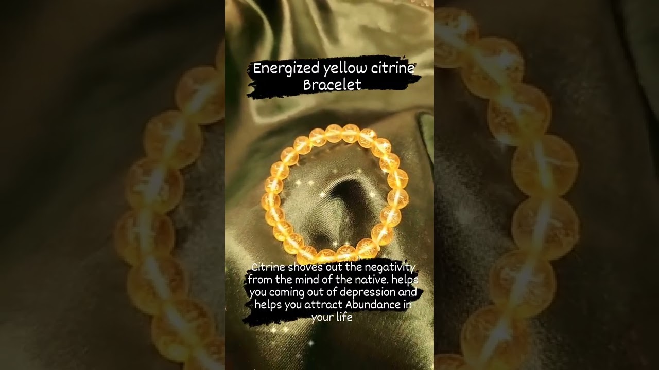 Yellow Crystal Piyao Adjustable Bracelet :: Pi Yao, Pi Xie