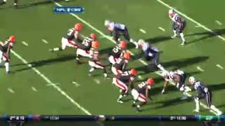 Colt McCoy 16 Yard Touchdown Run - Browns vs Patriots