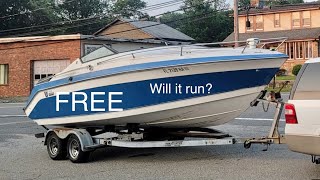 Free boat from marketplace will it run?