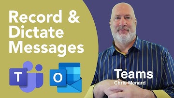 Teams and Outlook - Use the Mobile app for Dictation and Audio Recording