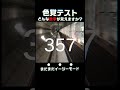 【色覚テスト】えっその数字が見えないの?全問正解したらプロ級の色彩感覚!