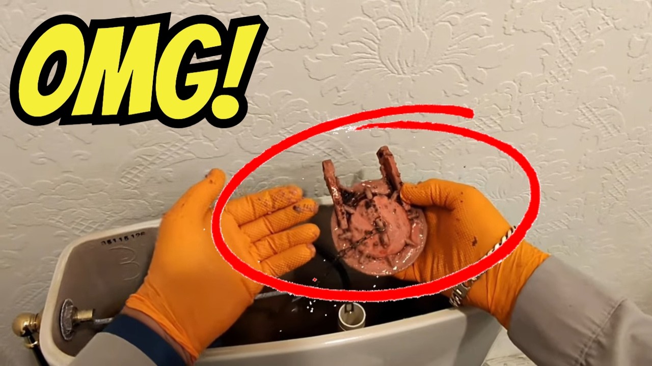 Plumber SHOCKED by What’s Hiding in This Toilet Tank | Real Life Repair