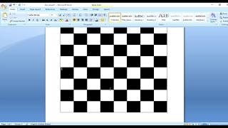 create CHESS board in just 5 sec in MS WORD screenshot 3