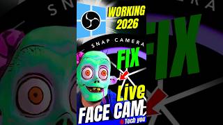Snap Camera Windows 11 Working 2026 | Filter Issue Fix ✅ | OBS Live Stream with Face Cam!
