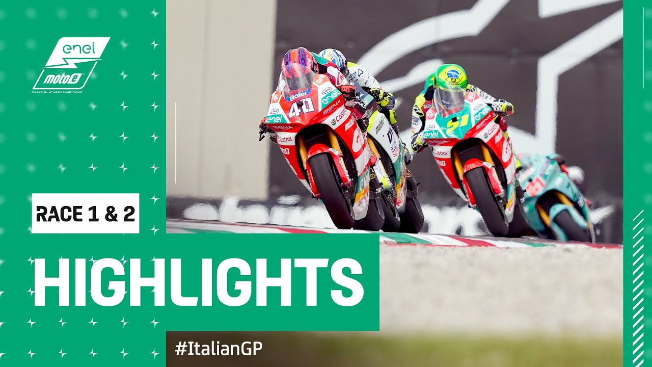 2024 MotoE #ItalianGP 🇮🇹 | RACE 1 & 2 HIGHLIGHTS - YouTube