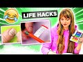 THESE LIFE HACKS WILL CHANGE YOUR LIFE | SCHOOL HACKS