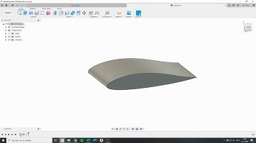 How to import an airfoil into fusion 360