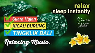 Relaxing Music: Rain, Birds Chirping and Balinese Bamboo Traditional Music screenshot 2